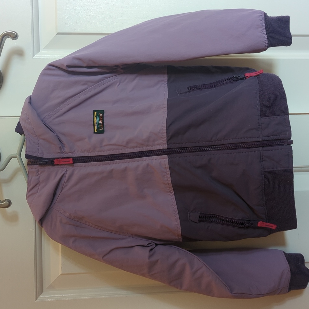 Girls LL Bean hooded coat, size 5-6